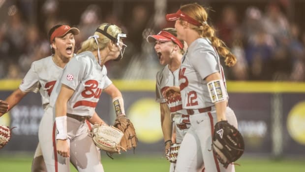Alabama softball players in Clearwater